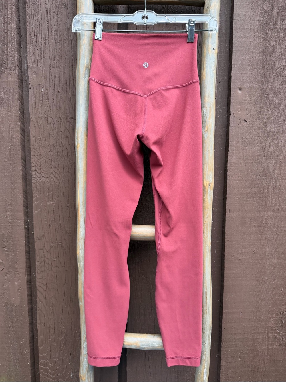 Lululemon Align High-Rise Nulu Yoga Leggings Red Wine Size 2